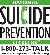 Suicide Prevention Lifeline (1-800-273-TALK)